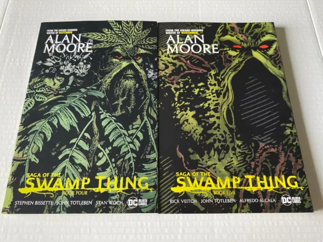 Saga of The Swamp Thing Book/Vol 4+5 Paperback TPB/Graphic Novel Lot DC/Vertigo