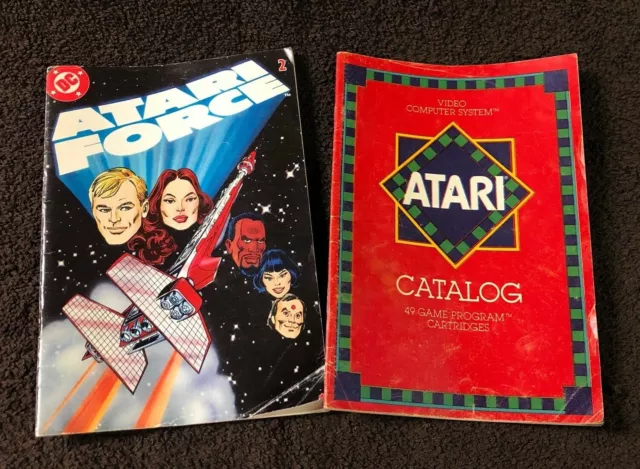 ORIGINAL VINTAGE DC Atari Force Volume 1 No. 2  Comic Book w/Catalog
