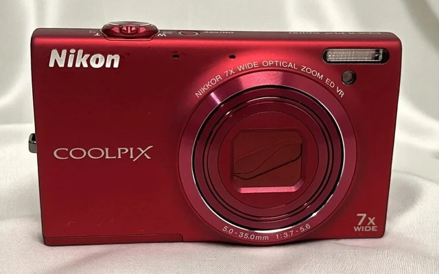 NIKON COOLPIX S6100 Red Compact Digital Camera Tested