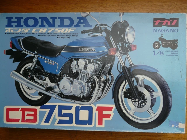 Maquette Moto NAGANO 1/8 Suzuki GS400E - Réf 1012, Neuve