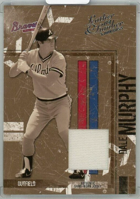 2004 Dale Murphy /250 DONRUSS Game Worn Jersey Patch