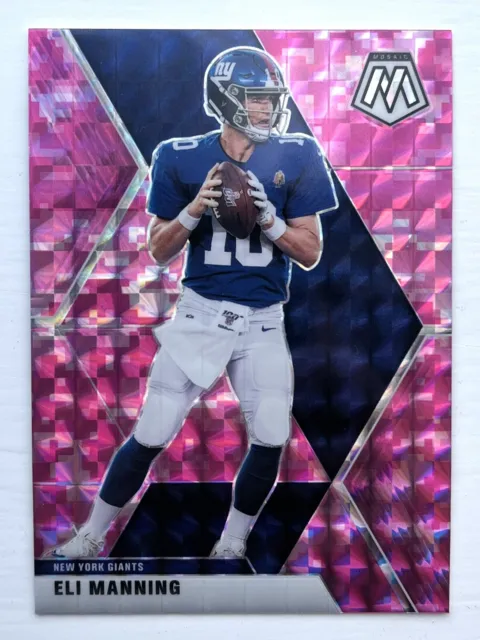 New York Giants - Eli Manning, Mosaic 2020, Pink Prizm, #149