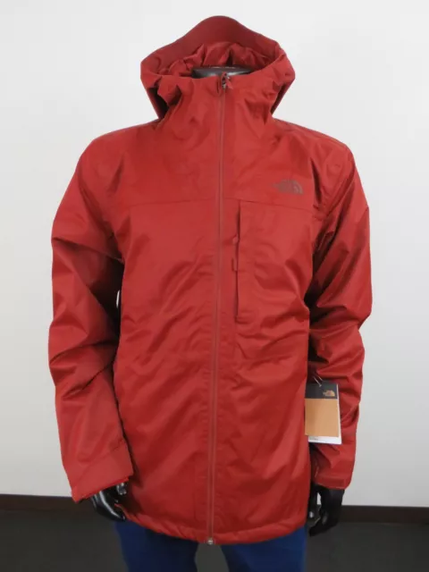 Mens The North Face Arrowood Triclimate Hooded 3 in 1 Waterproof Jacket - Red