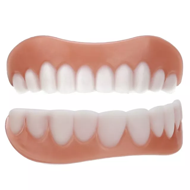 Dentier Cosmétique Fausses Dents en Silicone Facette Dentaire Sourire parfait