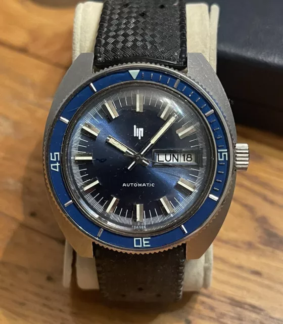 Superbe Montre Lip  De Plongée 200m Automatic Vintage Sub