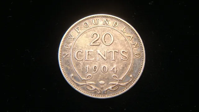 Canada. Newfoundland. 20 Cents 1904 H.