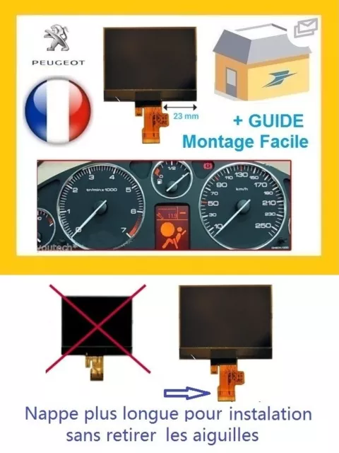 AFFICHEUR LCD COMPTEUR ODB PEUGEOT 407, 407SW et 407 COUPÉ!!!