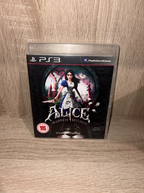 Jeu PS3 Alice Madness Returns - Version Japonaise, Très Bon état, Boîte Complète