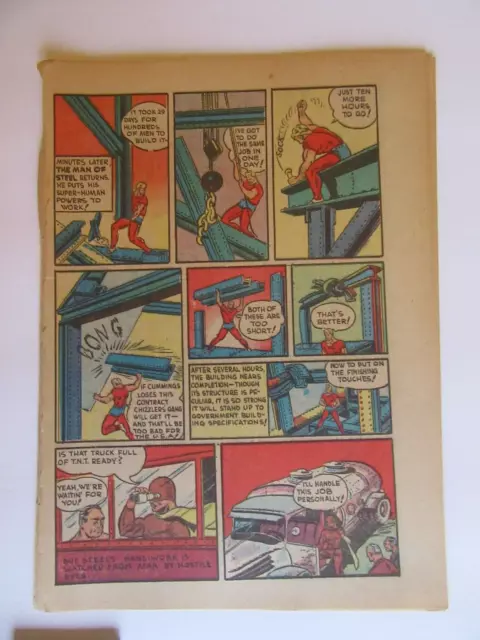 Zip Comics #5 1940 COVERLESS/INCOMPLETE 11 pgs 2 complete stories MLJ Golden Age