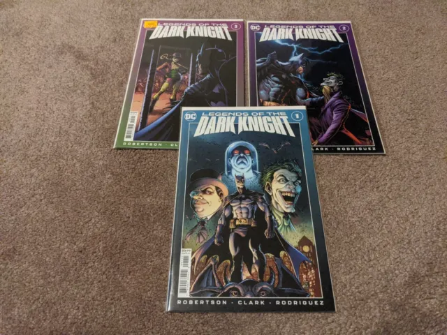 DC Comics Batman Legends Of The Dark Knight Set of 3 Plus Free Books (Lot 114)
