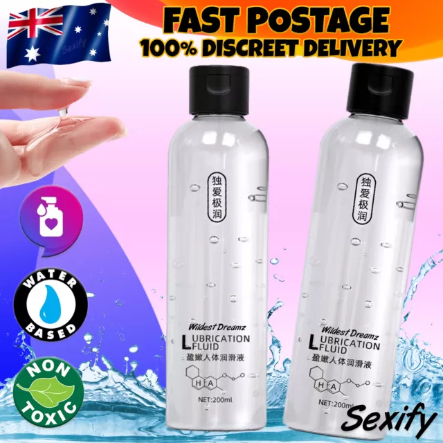 Personal Sex Lubricant Bottle Lube Safe Water Based Jelly Adult Anal Wet Gel New