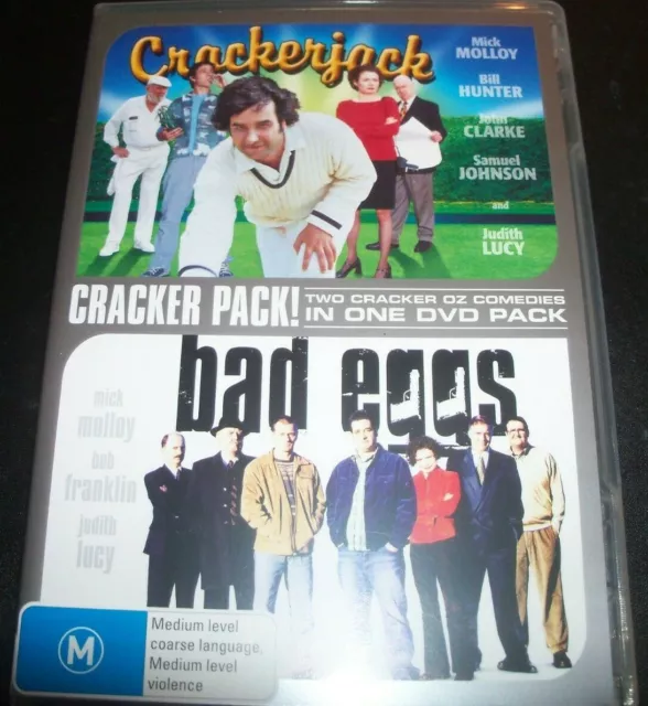 Crackerjack / Bad Eggs (Mick Molloy)(Australia Region 4) 2 DVD - Like New