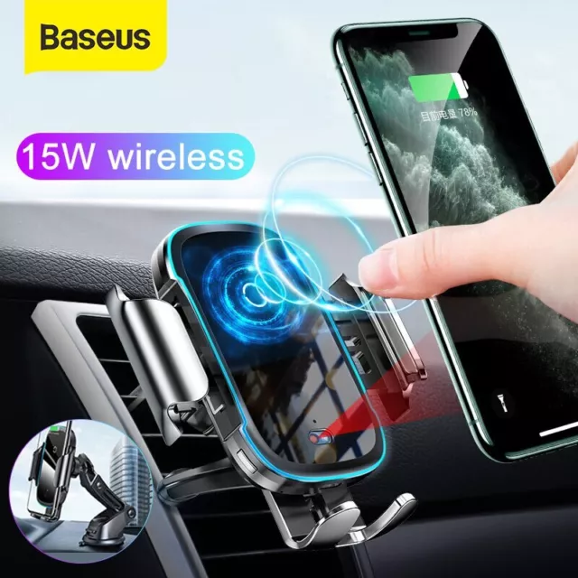 Baseus Auto Wireless Charger Automatisch Handy Halterung Induktions Ladegerät