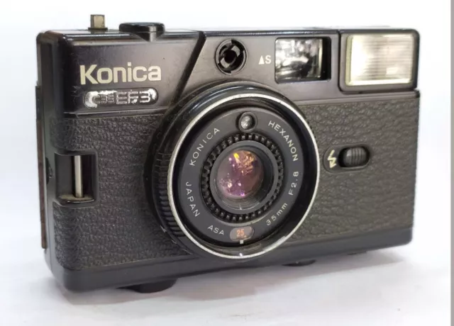 Konica C35 EF3 Noir 35 mm f/2.8 Appareil photo argentique compact