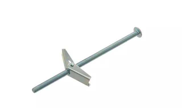 12PK 1/8 in. x 2 in. Zinc-Plated Toggle Bolt Mushroom-Head Phillips Drive Screw