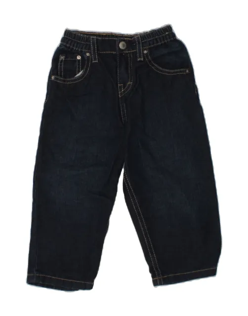 LEVI'S Baby Boys Straight Jeans 12-18 Months W18 L11  Navy Blue Cotton AW52
