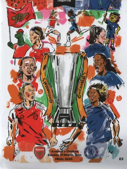 Arsenal Women Vs Chelsea Women Continental League Cup Final