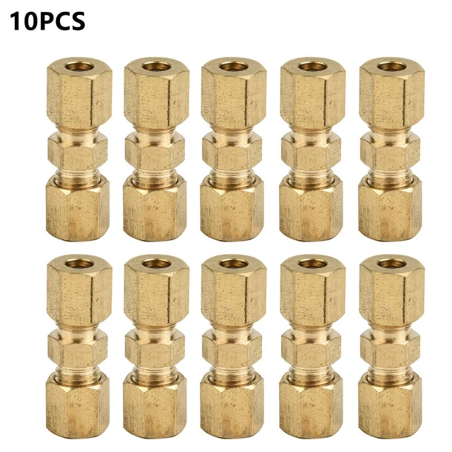 10 x attacco tubo freno 75 mm 3/16\ doppio anello di taglio per tubo freno