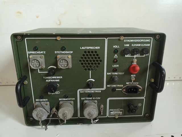 German military radio Nemann 5830-12-308-3316 transceiver Amplifier