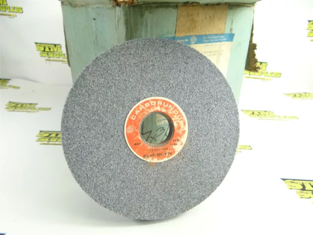 Case Of 10 New! Carborundum Rec. Grinding Wheels 7" X 3/4" X 1-1/4" Da60 H9 V20