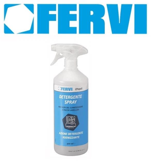 Flacone 900Ml Detergente Ed Igienizzante Per Filtri E Radiatori Macchine Fervi