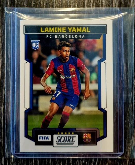 Carte Sportive Lamine Yamal RC /30 - Panini Score 23/24 FC Barcelone - État Near Mint