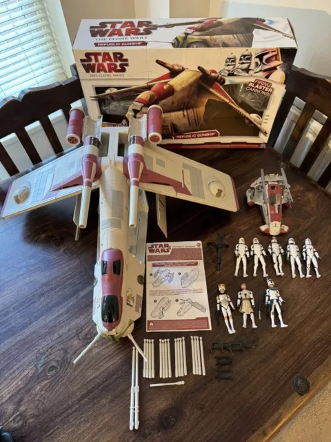 Star Wars Hasbro Crumb Bomber Republic Gunship Clones Scout Speeder