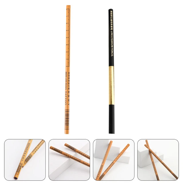 2 piezas Hard Core Maquillaje Eybraue Línea Cejas Lápiz Para Mujer con Kosm