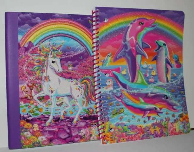 Lisa Frank Retro Glitter Composition Notebook ~ 100 Sheet Wide~ Buy 2+ and  Save!