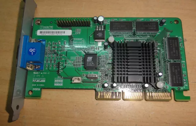 Grafikkarte  Riva TNT 2 64m  32MB  AGP  VGA  Retro