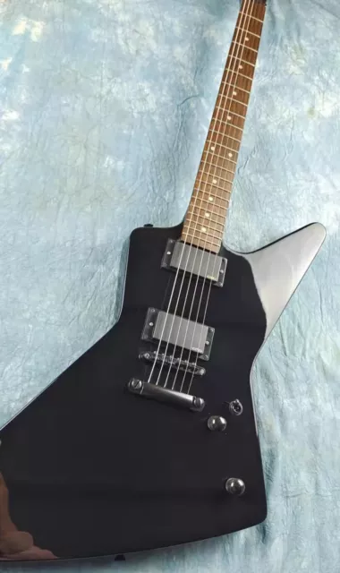 Irregular Electric Guitar, Black, EMG Active Pickup, Made of Imported Wood New