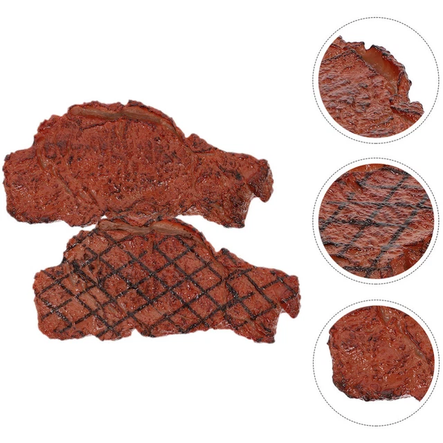 2pcs faux steak access