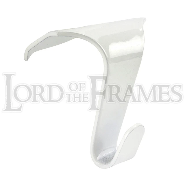 2 x ganci per stampaggio rotaia immagine bianca cornice da appendere cornice 44x34 mm