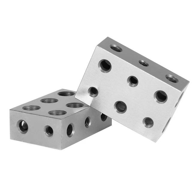 MATCHED PAIRS ULTRA PRECISION 1-2-3 123 BLOCK Set 11 HOLES 0.0001"