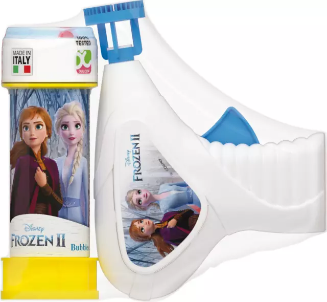 Merchandising Dulcop Bolle Di Sapone - Pistola Bolle Meccanica Piccola - Frozen