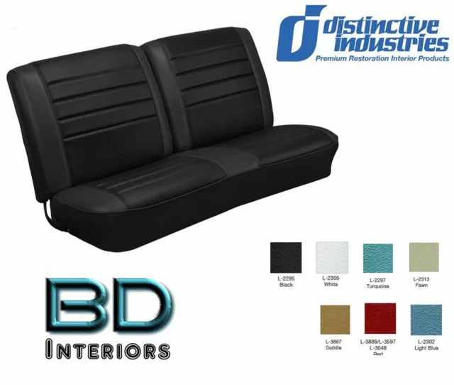 1965 Chevy El Camino Front Bench Seat Upholstery By Distinctive Ind. ANY COLOR!!