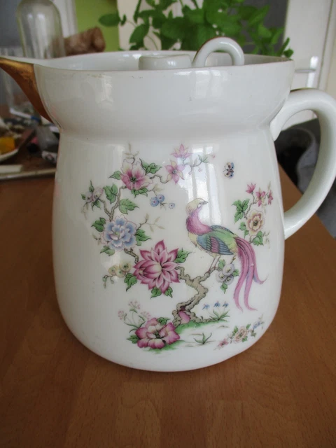Ancien pot à cuire le lait en céramique de Frugier-Limoges
