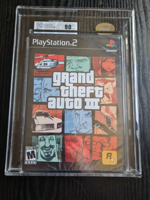 Grand theft auto gta 3 III ps2 playstation ukg 90 mt gold Game vga wata