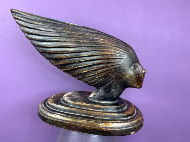 Art Deco ROLLS ROYCE ‘Victoire’ HOOD ORNAMENT 'Spirit Of The Wind' Sculpture