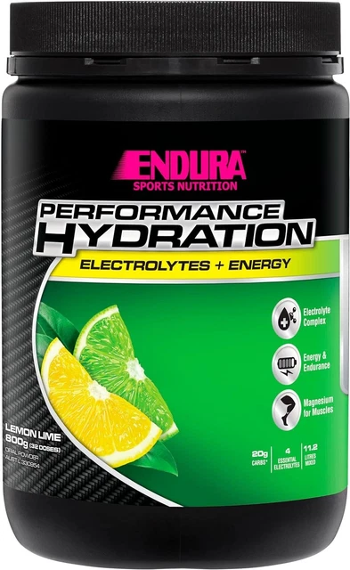 Endura Rehydration Performance Fuel Lemon Lime Flavor, 800g
