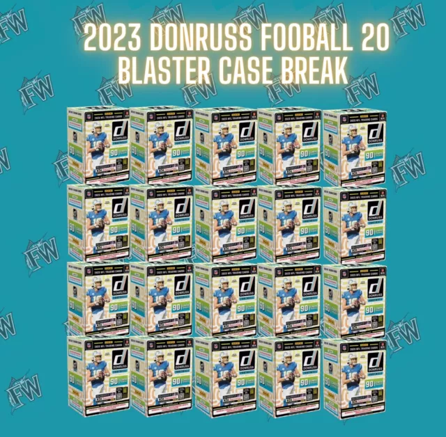 NEW ENGLAND PATRIOTS 2023 Donruss Football Sealed Case 20 Blaster Break