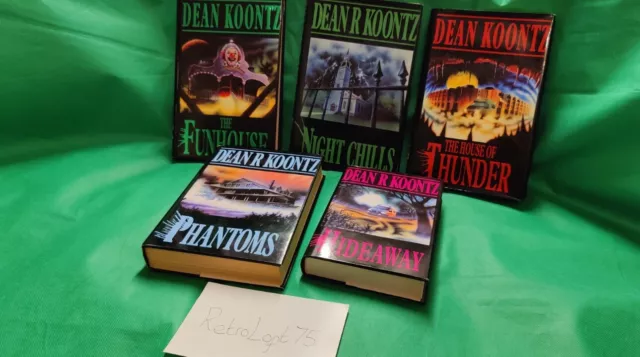 Dean R Koontz Hardback Book Bundle x5. Suspense Thriller/Horror. Good Condition