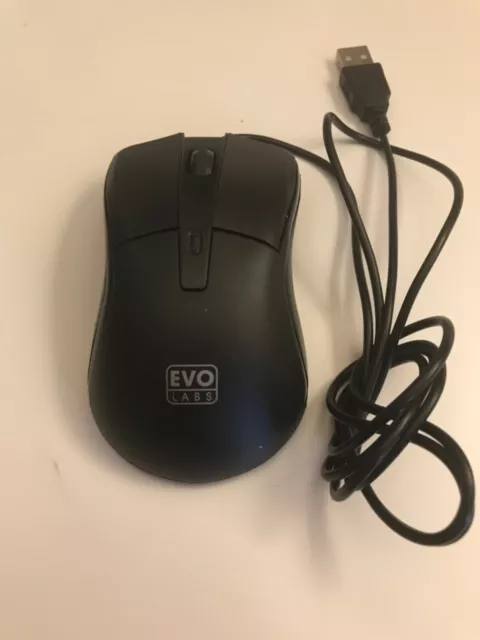 EVO LABS computer mouse with a wired connection USB