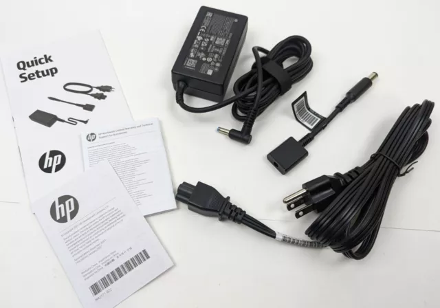 HP 65W Smart AC Power Adapter Genuine Laptop Power Supply 19.5V H6Y89UT#ABA NEW