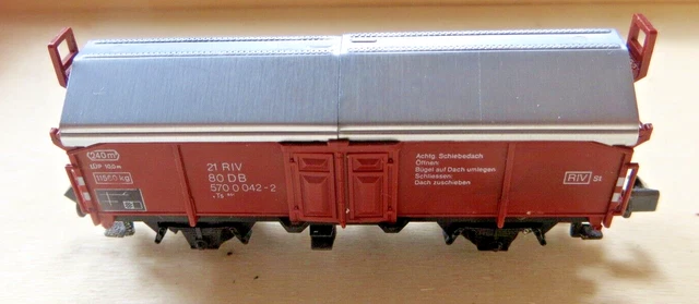 Arnold N 4402 Wagon de Marchandise Couvert Véhicule à Toit Coulissant De DB