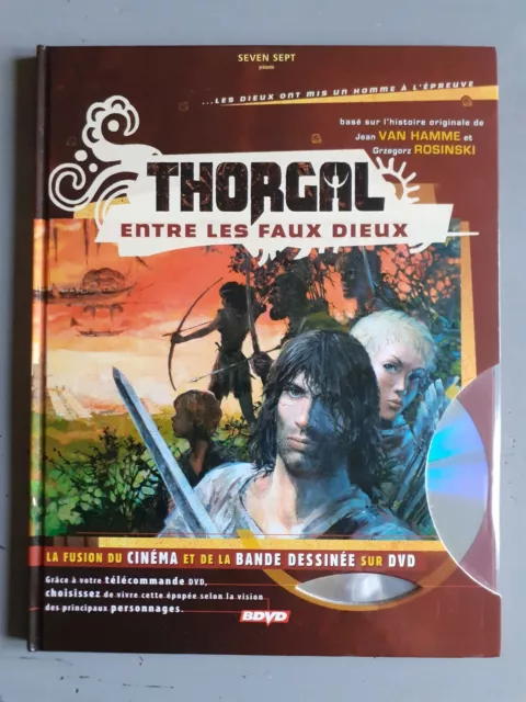 THORGAL  Entre les faux dieux album BD DVD année 2005 VAN HAMME ROSINSKI .