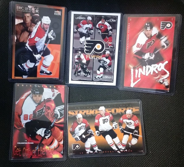 5 COUNT OF 1990s COSTACOS POSTER CARDS ERIC LINDROS ad nike EUR 26,69