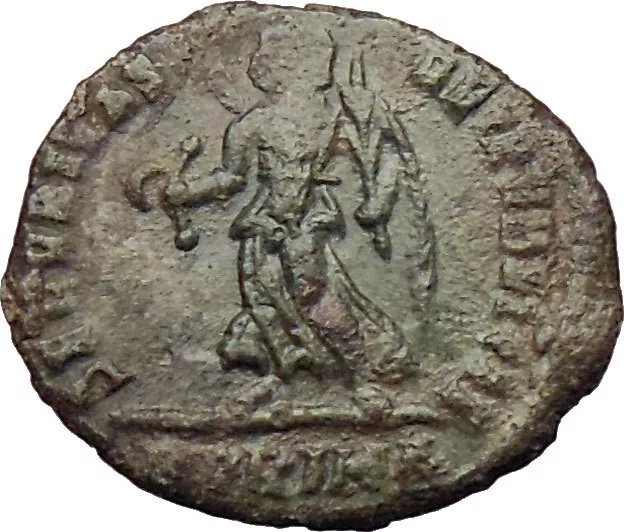 VALENS 367AD Rome R.PRIMA Very rare Ancient Roman Coin Victory Angel  i29820