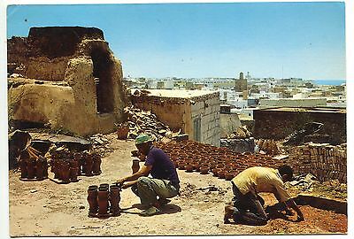 Postcard africa morocco potters at work