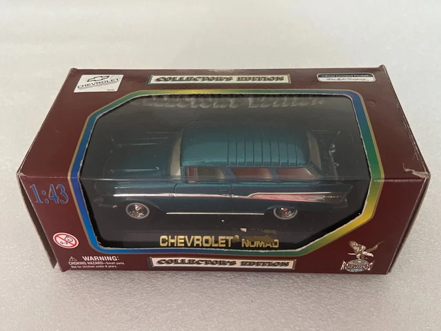 Road Legends 1/43 Bleu Miniature Road Legends Chevrolet Nomad Bleu 1/43 - Voiture Collection - Occasion (boîte Abîmée) Art 1/64